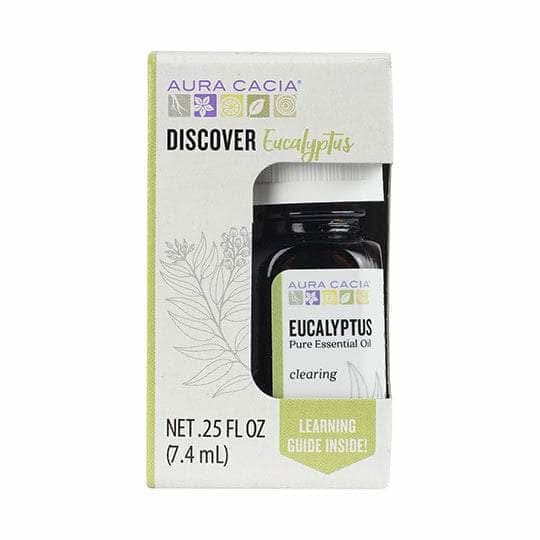 AURA CACIA Aura Cacia Discover Eucalyptus Essential Oil, 0.25 Fo