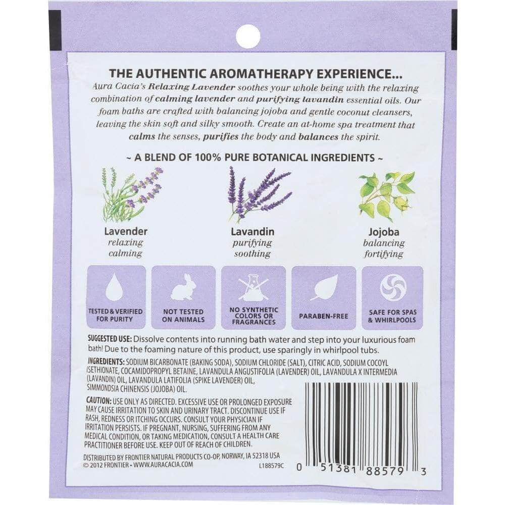 Aura Cacia Aura Cacia Foam Bath Relaxing Lavender, 2.5 oz
