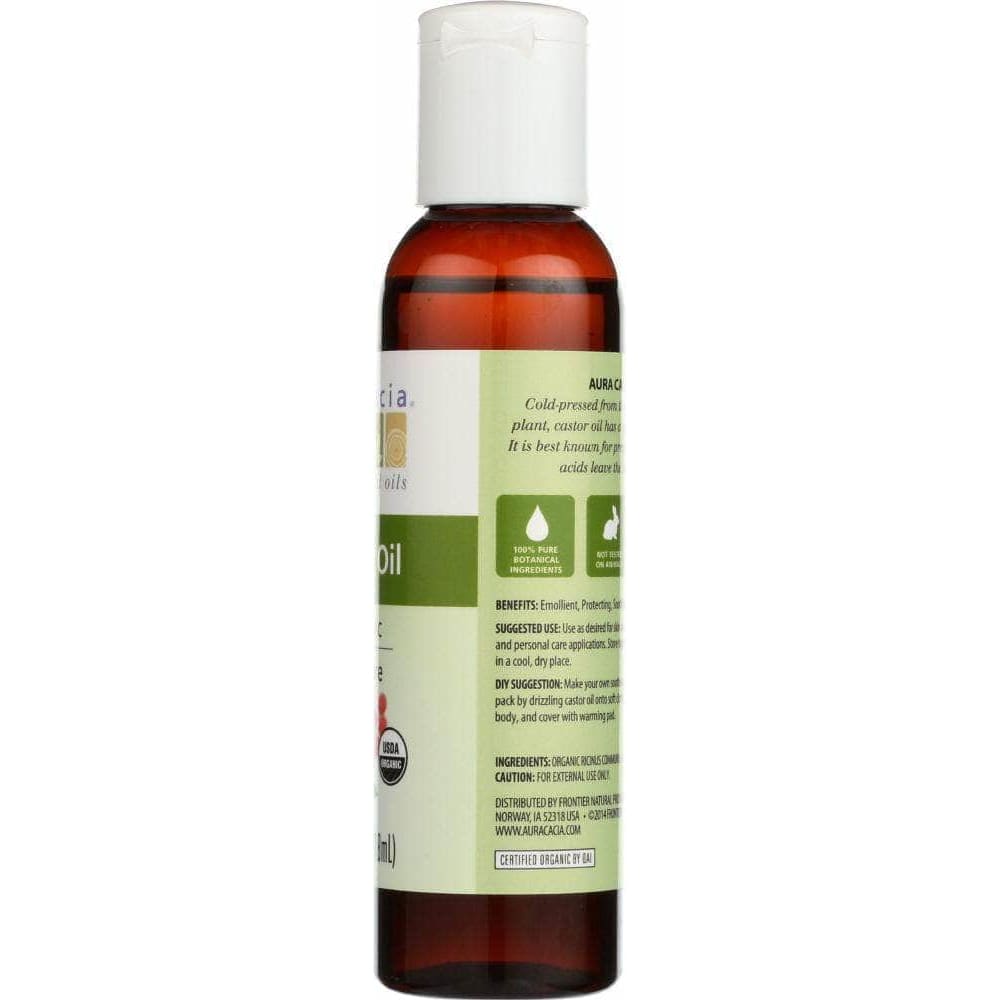 Aura Cacia Aura Cacia Organic Castor Oil, 4 oz
