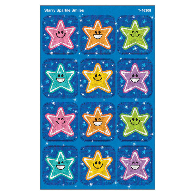 Starry Smiles Sparkle Stickers 24Ct (Pack of 12)