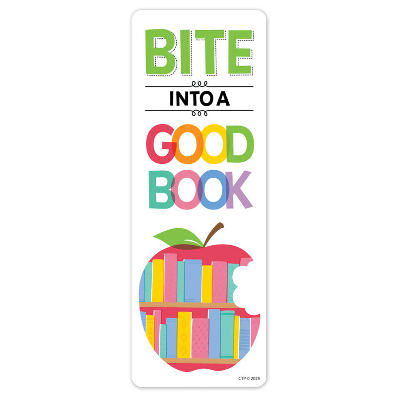Apple Time Bite Into Bookmark (Pack of 10)