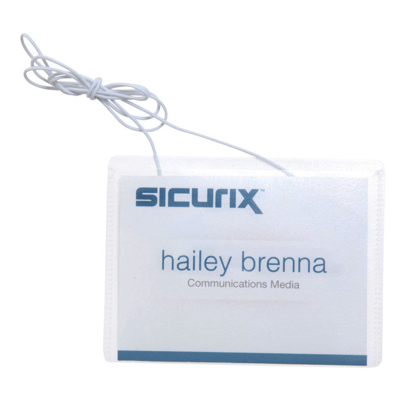 Elastic Hang Badge Kit 4X3In 50/Bx
