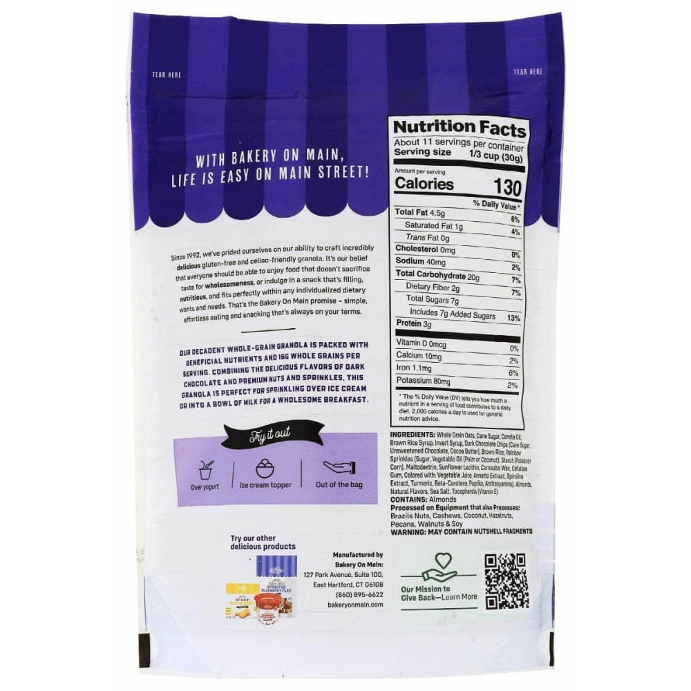 BAKERY ON MAIN Bakery On Main Monster Cookie Granola, 11 Oz