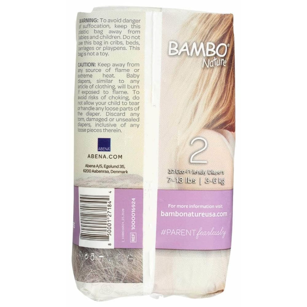 BAMBO NATURE Baby > Baby Diapers & Diaper Care BAMBO NATURE: Diapers Baby Size 2, 32 pk