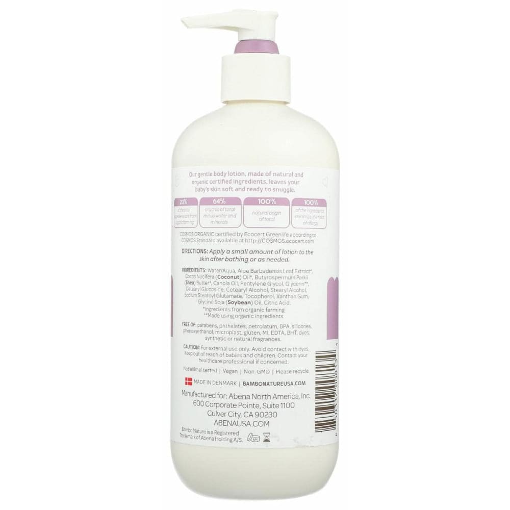 BAMBO NATURE Baby > Baby Care BAMBO NATURE: Snuggle Time Body Lotion, 16.9 oz
