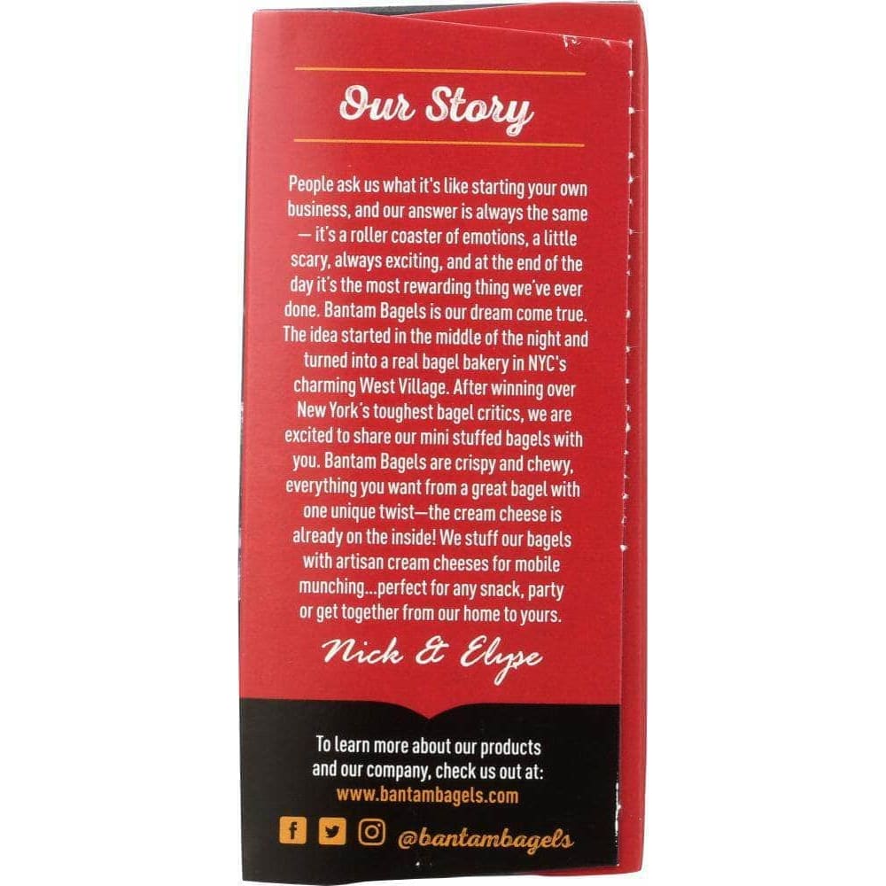 Bantam Bagels Bantam Bagels French Toast Mini Stuffed Bagels 7.8 Oz