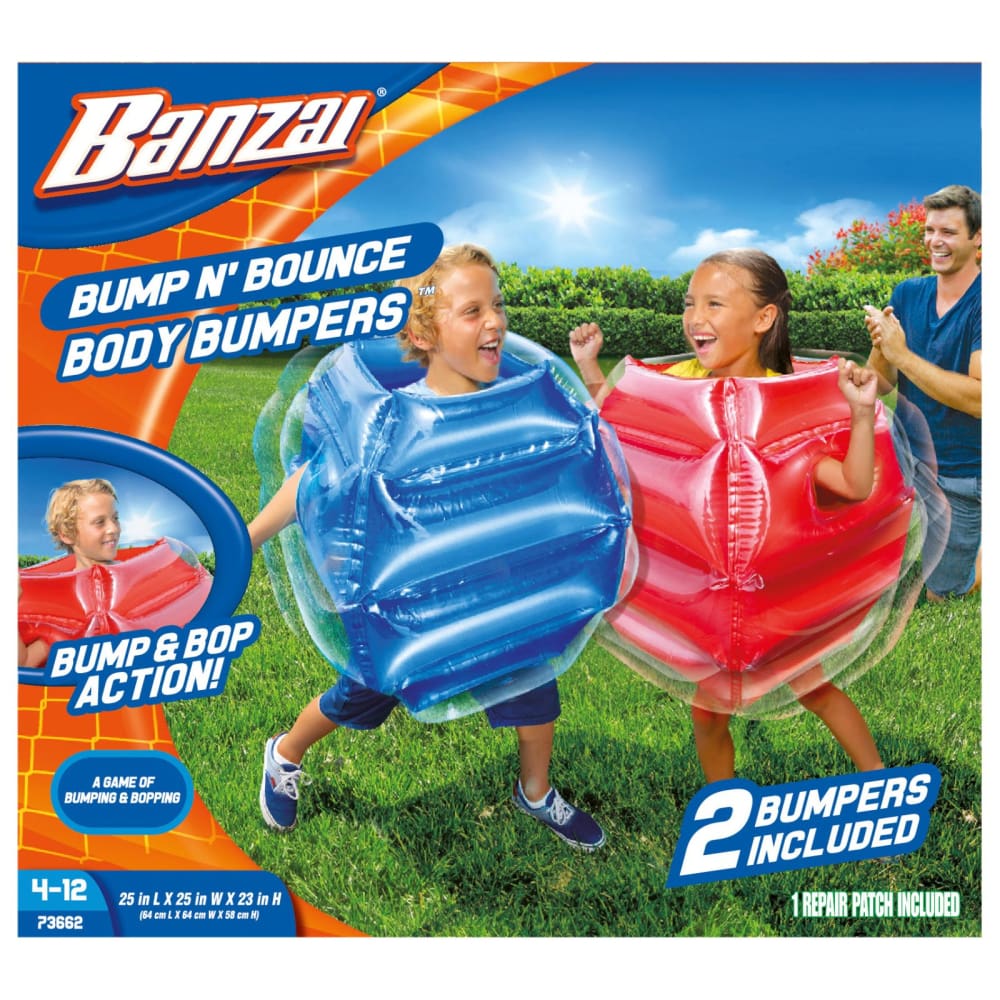 Banzai Kids Bump Nβ Bounce Body Bumpers 2 pk. - Home/Toys/Outdoor Play/Backyard Games & Sports/ - Unbranded