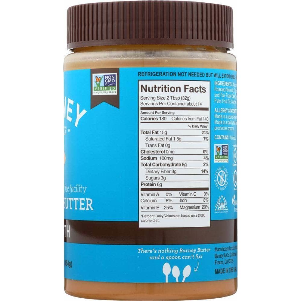 Barney Butter Barney Butter Almond Butter Smooth, 16 Oz