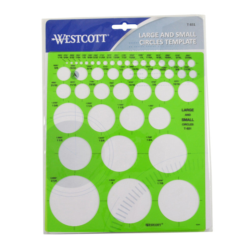 Large/Small Circles Template (Pack of 12)