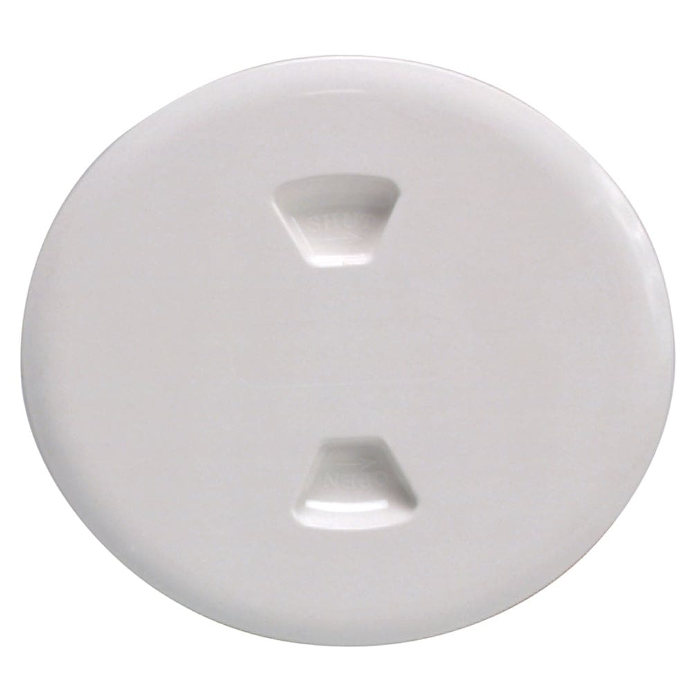 Beckson 5 Twist-Out Deck Plate - White - Marine Hardware | Deck Plates - Beckson Marine