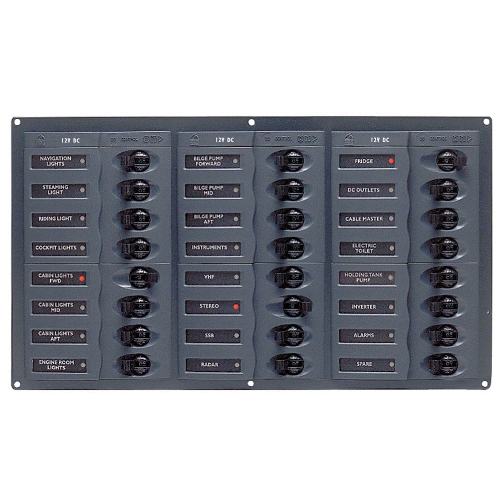 BEP DC Panel - 24-Way - No Meter - Electrical | Electrical Panels - BEP Marine