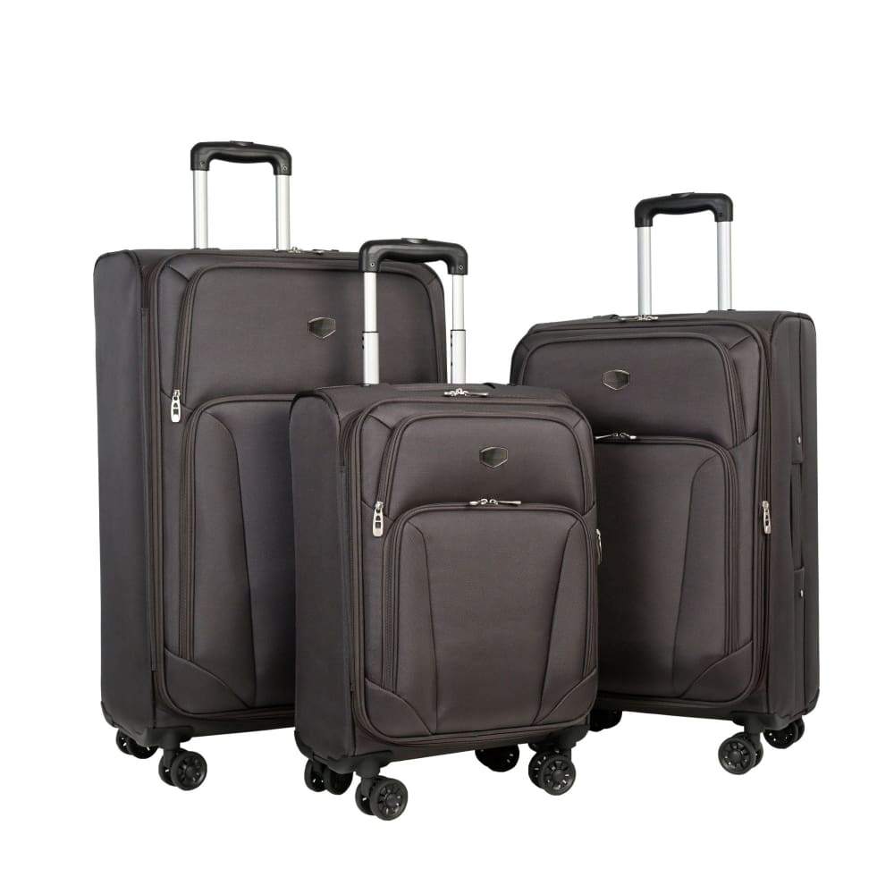 Berkley Jensen 3-Piece Expandable Spinner Set - Gray - Berkley Jensen