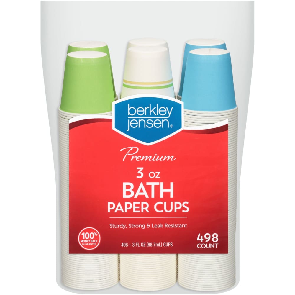 Berkley Jensen Bath Paper Cups 498 ct. - Berkley Jensen