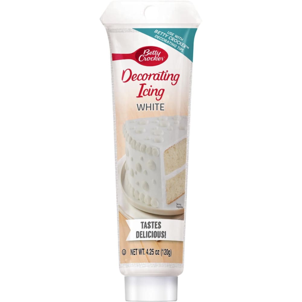 BETTY CROCKER: Decorating Icing White 4.25 oz (Pack of 5) - BETTY CROCKER
