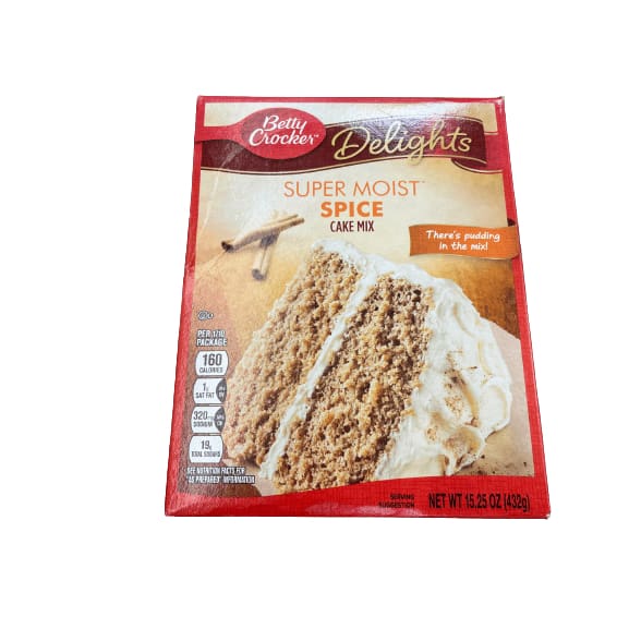 Betty Crocker Betty Crocker Delights Super Moist Spice Cake Mix, 15.25 oz.
