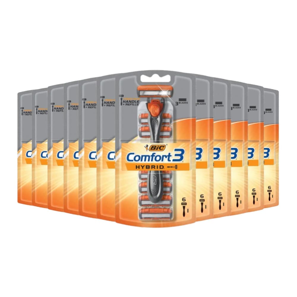 BiC Hybrid Advance for Men Shaver System 1 ea - 12 Pack - Disposable - Bic