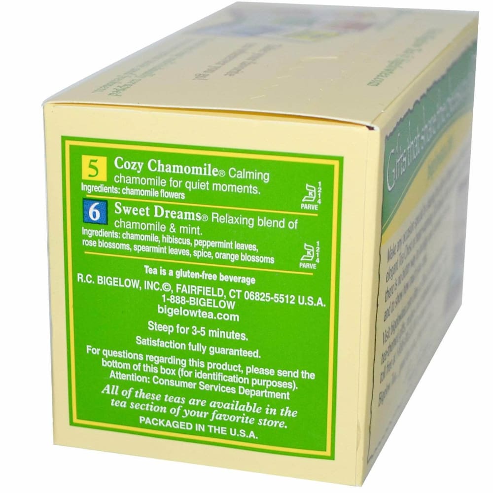 Bigelow Bigelow Assorted Herb Teas Six Variety Pack Caffeine Free 18 Tea Bags