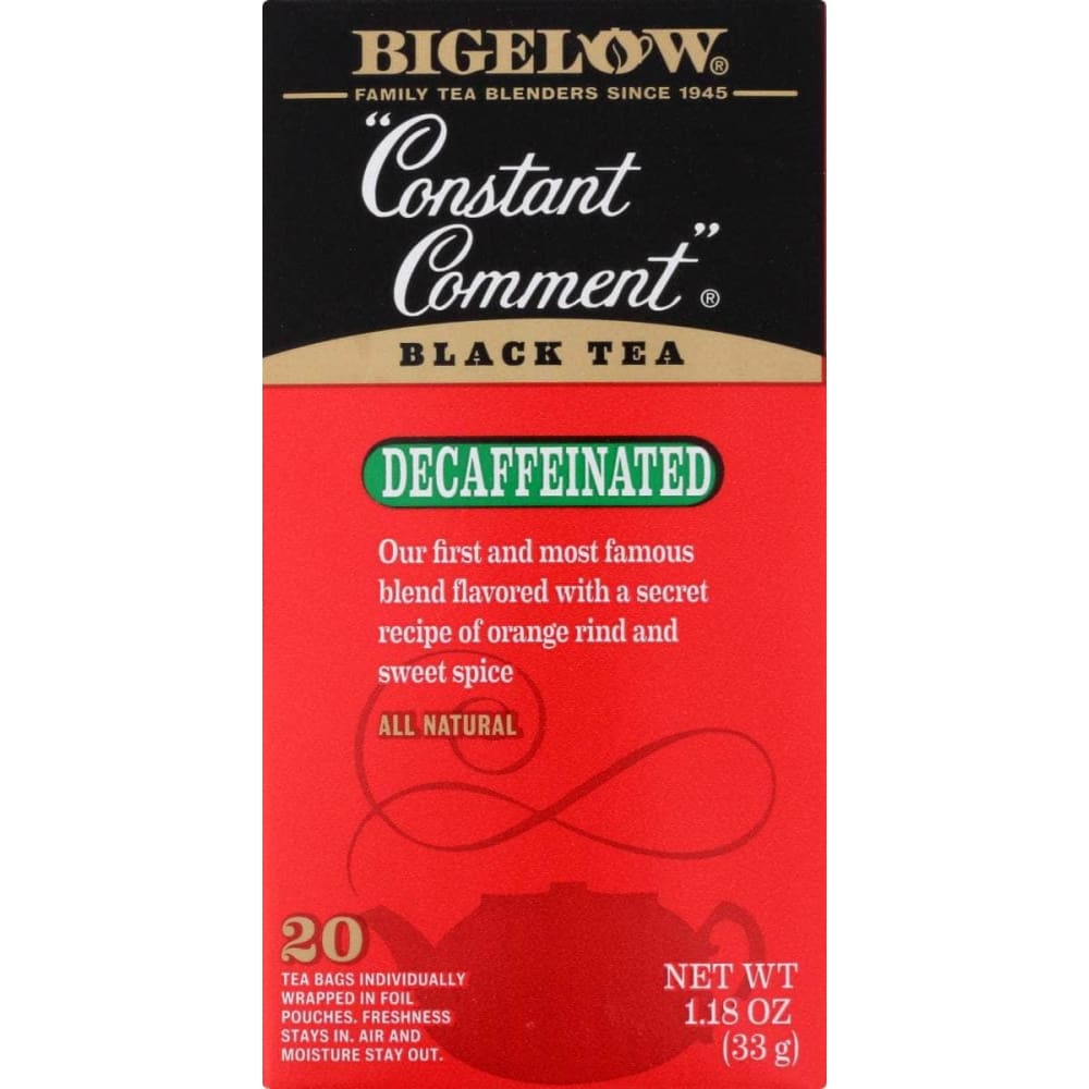 BIGELOW Grocery > Beverages > Coffee, Tea & Hot Cocoa BIGELOW: Constant Comment Decaf Black Tea, 1.18 oz