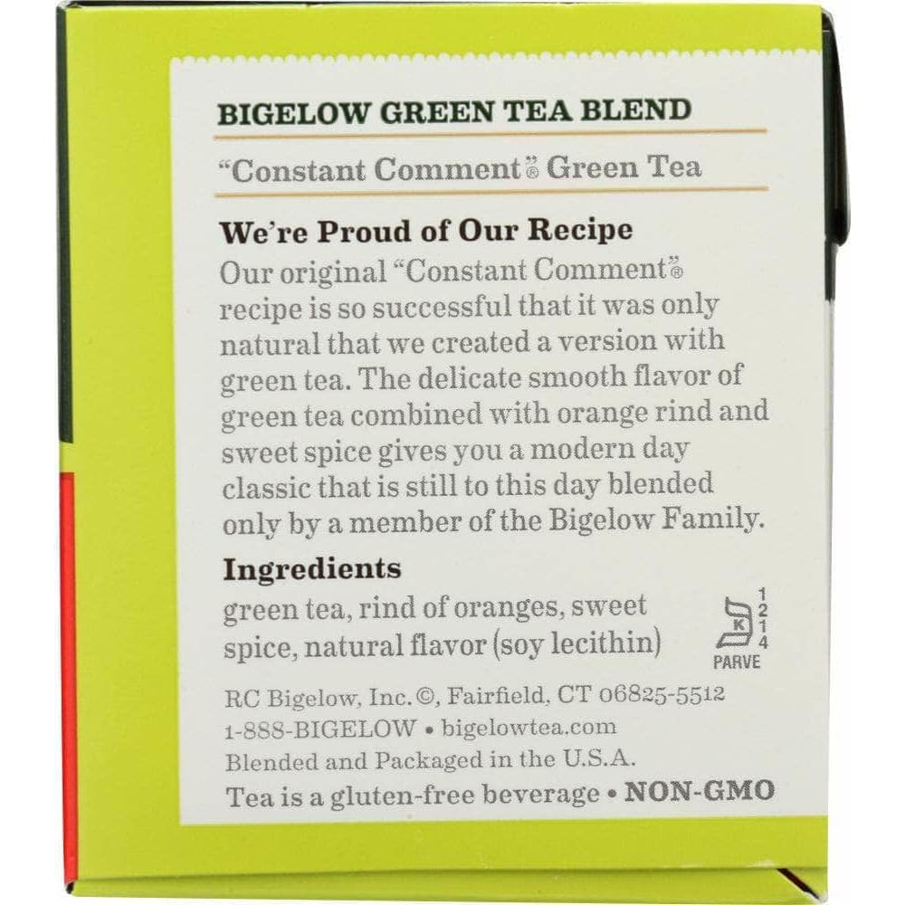 Bigelow Bigelow Constant Comment Green Tea 20 Bags, 1.18 oz