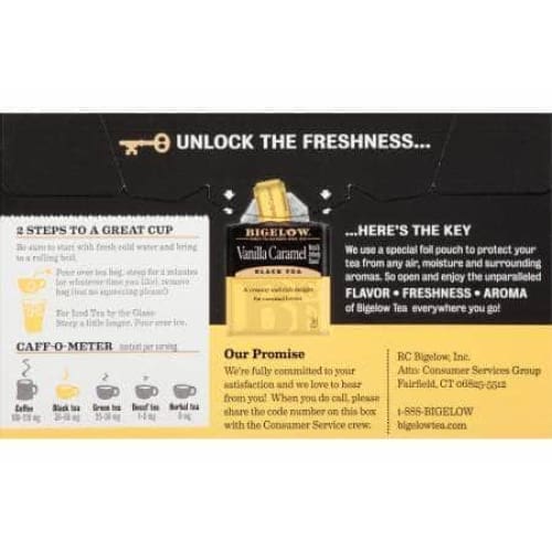 Bigelow Bigelow Vanilla Caramel Black Tea 20 Bags, 1.82 oz