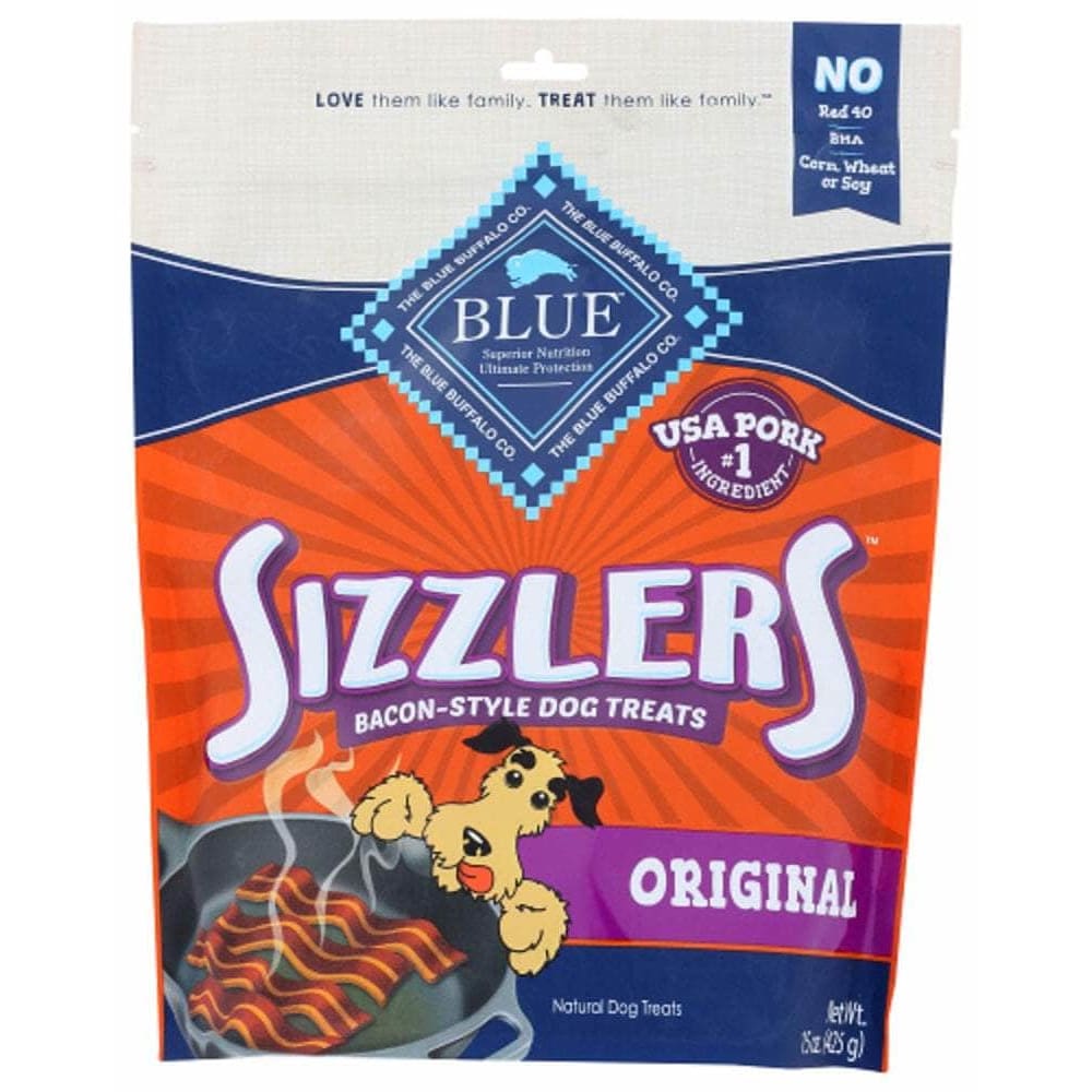 Blue Buffalo Blue Buffalo Sizzlers Original Bacon-Style Dog Treats, 15 oz