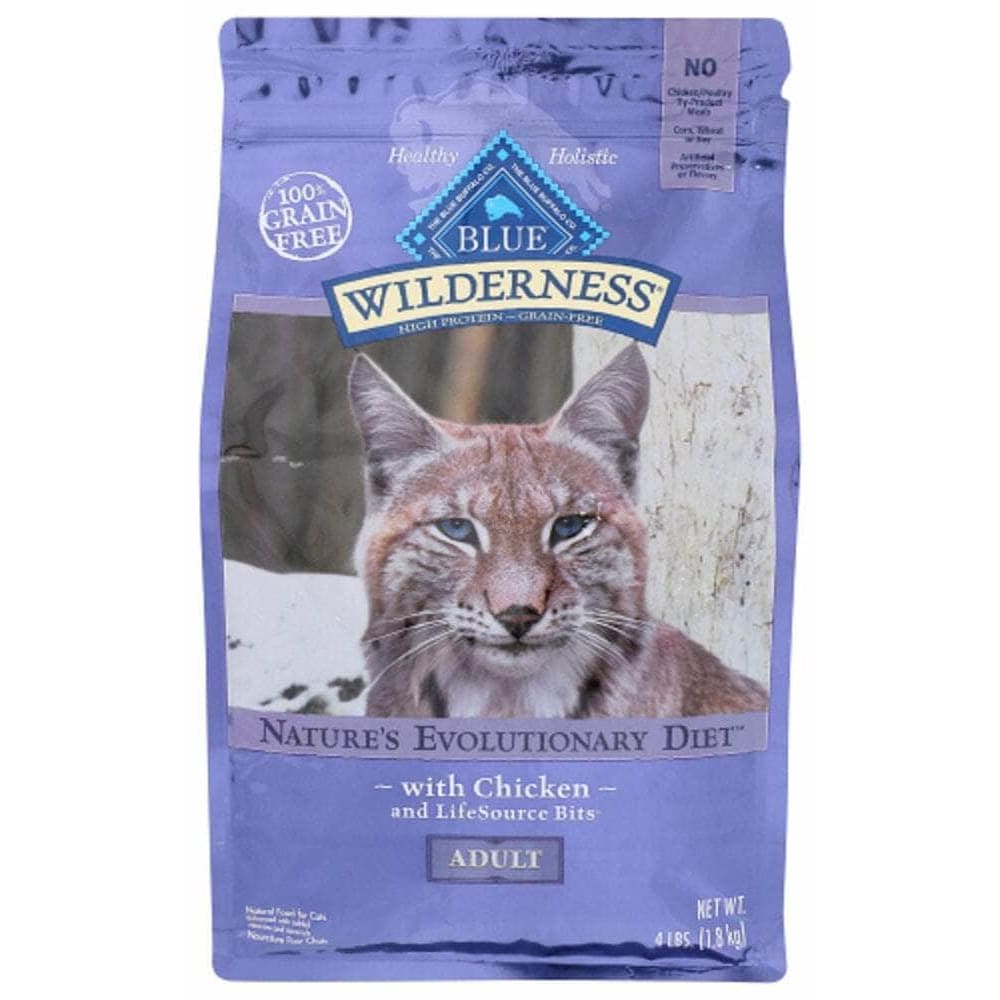 Wilderness Blue Buffalo Wilderness Adult Cat Food Chicken Recipe, 4 lb