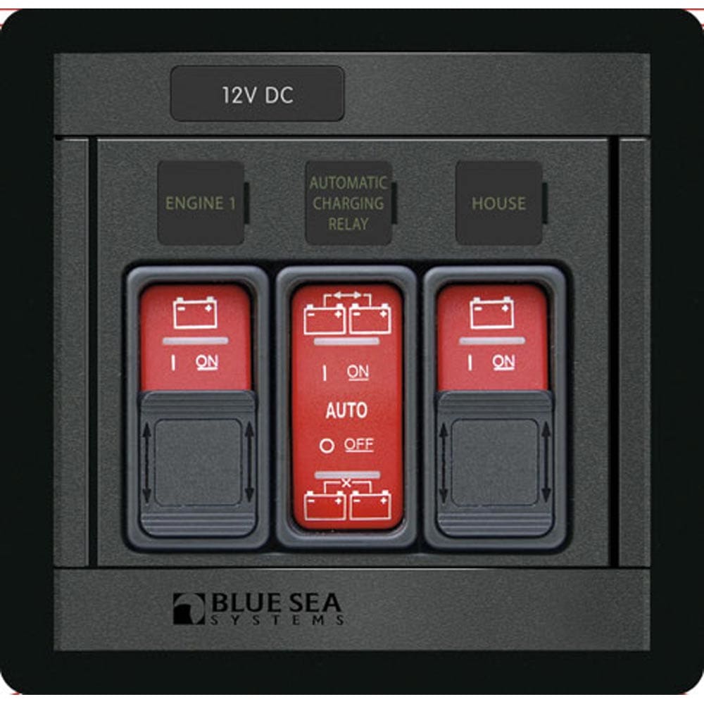 Blue Sea 1147 Remote Control Panel w/ (2)2145 & (1)2146 Remote Control Contura Switch - Electrical | Battery Management,Electrical |