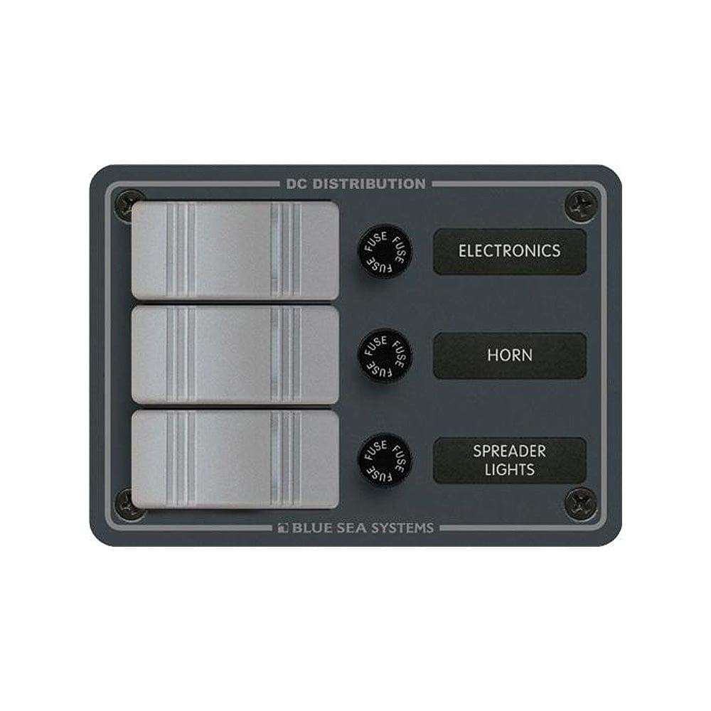 Blue Sea 8054 Slate Grey - 3 Position - Vertical - Electrical | Electrical Panels - Blue Sea Systems