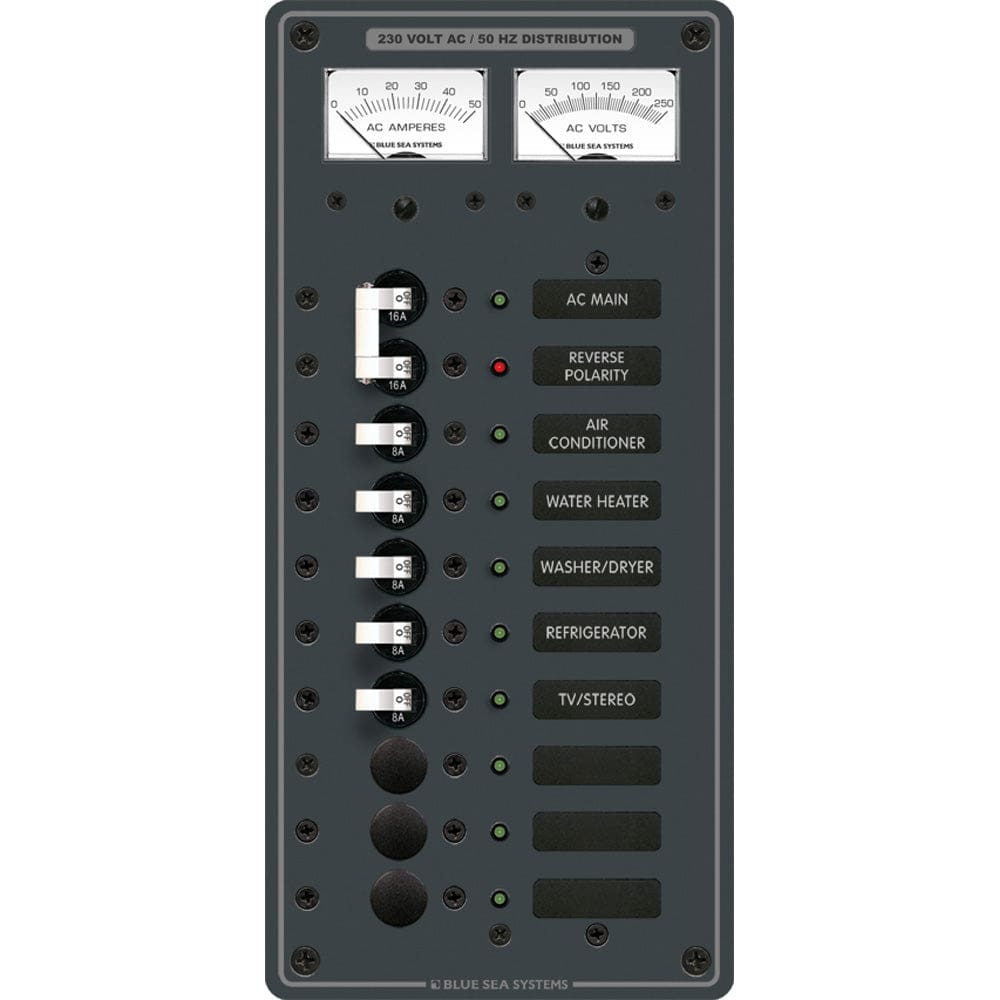 Blue Sea 8174 Main + 8 Positions - Electrical | Electrical Panels - Blue Sea Systems