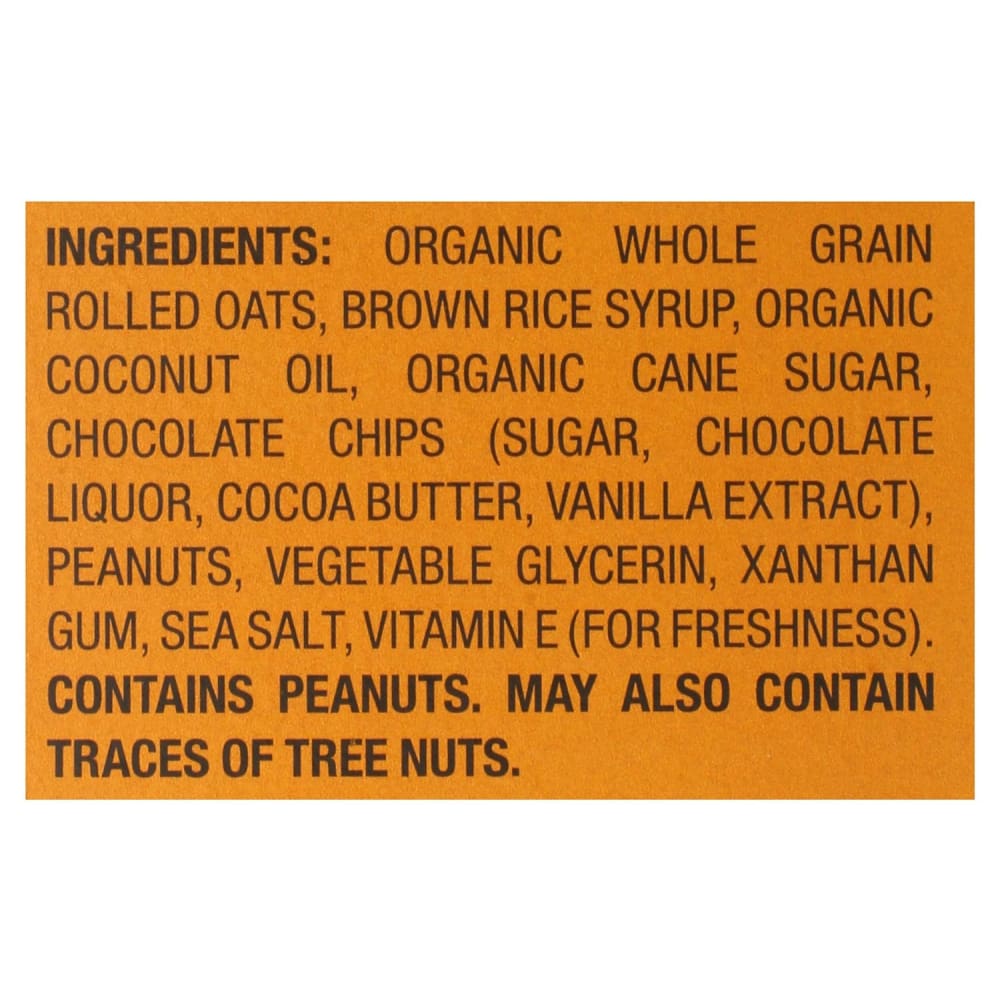 BOBOS OAT BARS: Bites Peanut Butter Chocolate Chip 6.5 oz (Pack of 5) - Grocery > Chocolate Desserts and Sweets > Chocolate - BOBOS