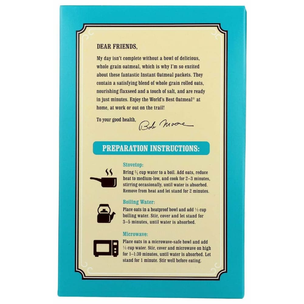 BOBS RED MILL Bobs Red Mill Oatmeal Classic, 9.88 Oz