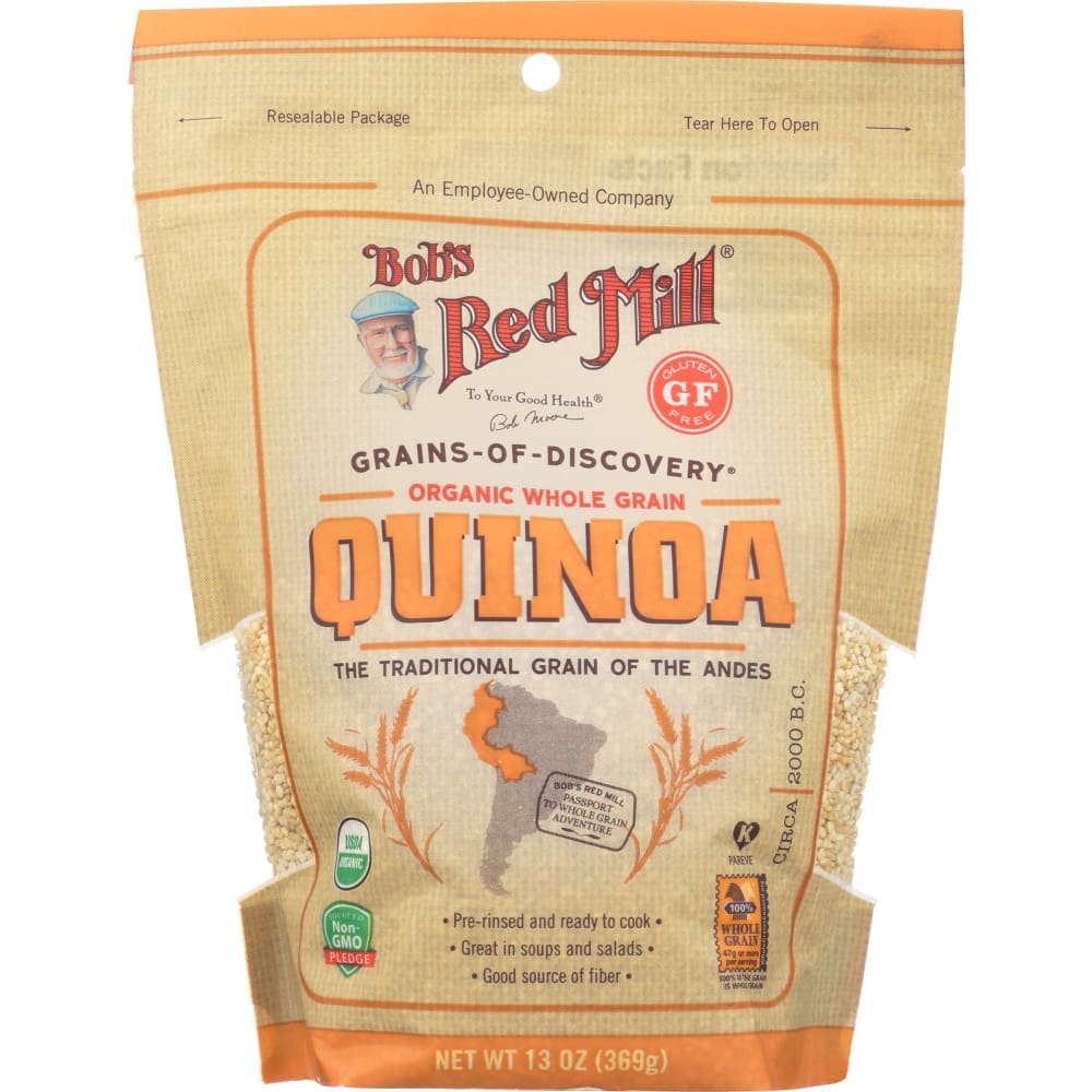 BOBS RED MILL: Organic White Quinoa 13 oz (Pack of 4) - Grocery > Pantry - BOBS RED MILL