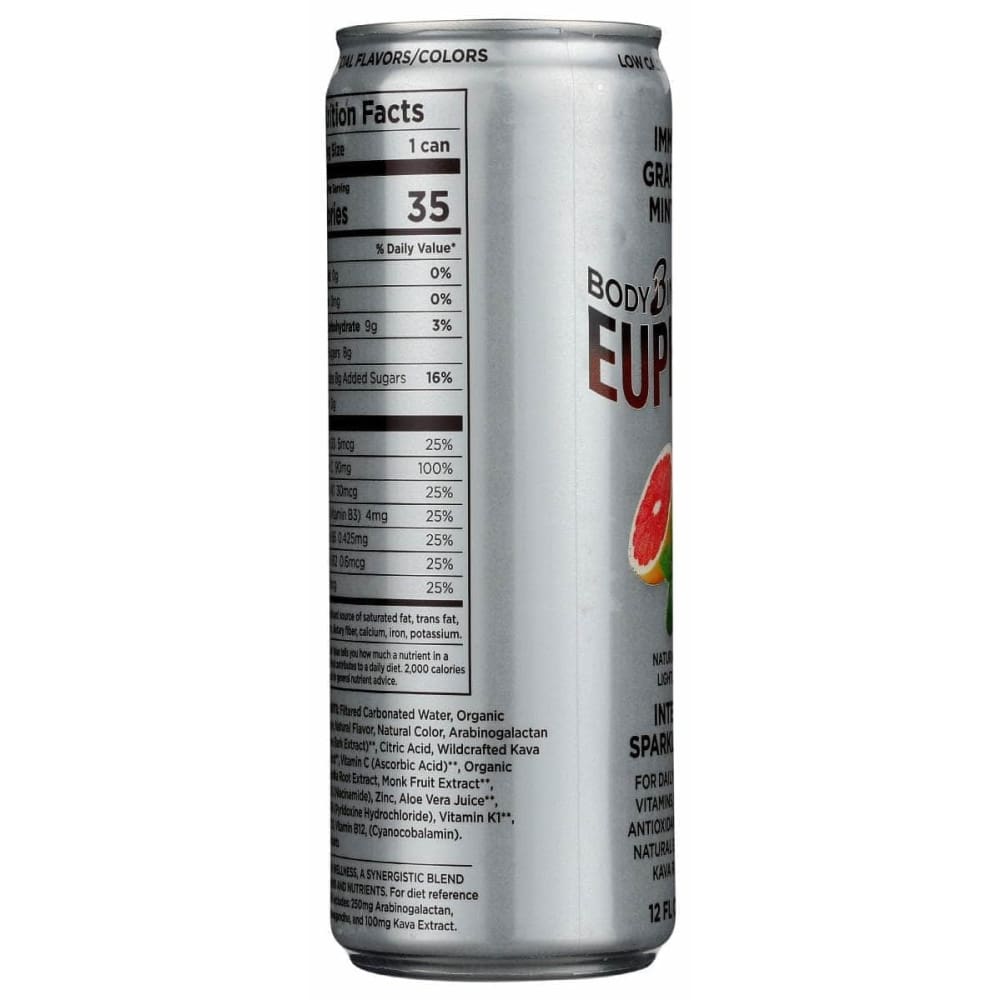 BODY INTELLIGENCE Body Intelligence Water Sprk Grapefrt Basil, 12 Fo