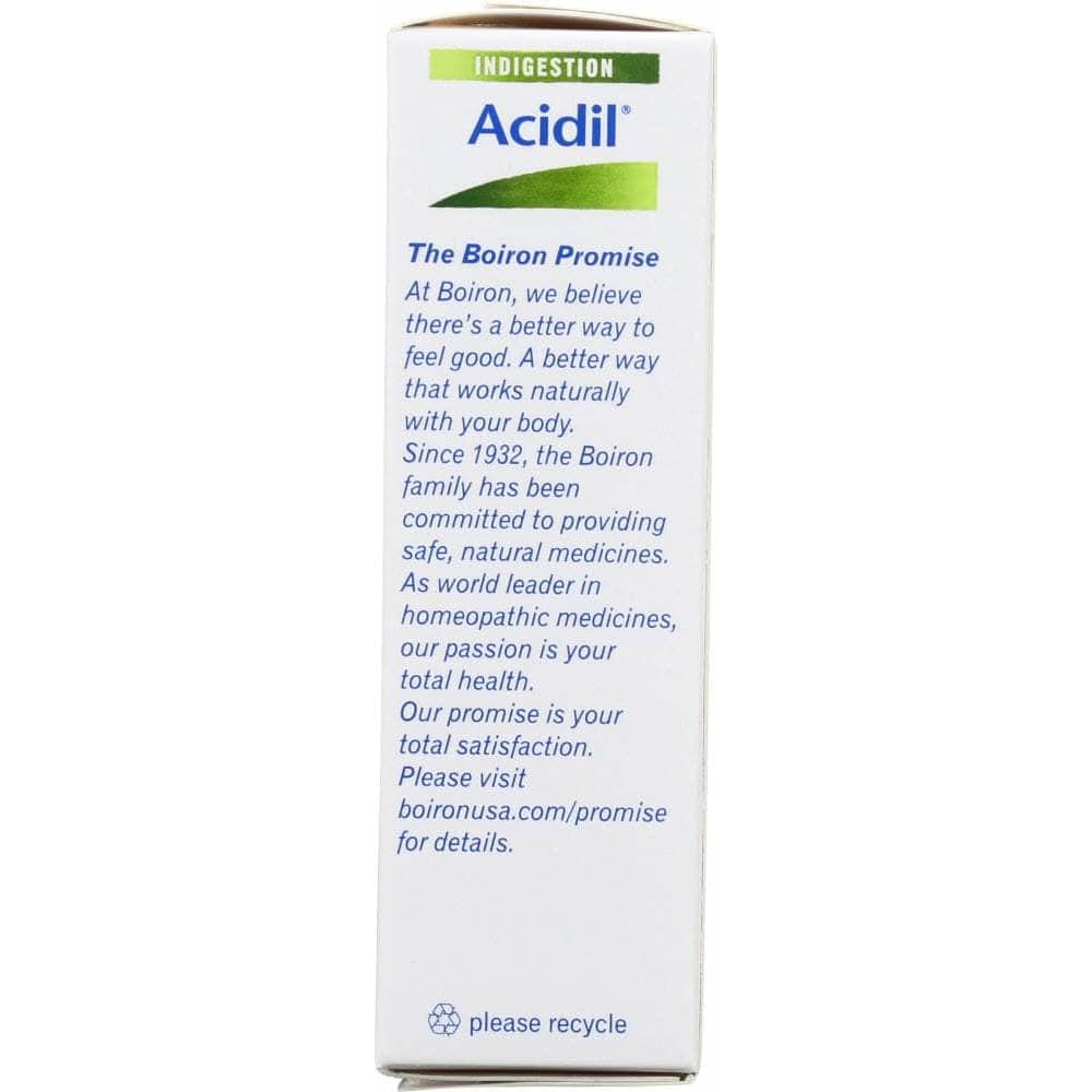 BOIRON Boiron Acidil For Heartburn, 60 Tb