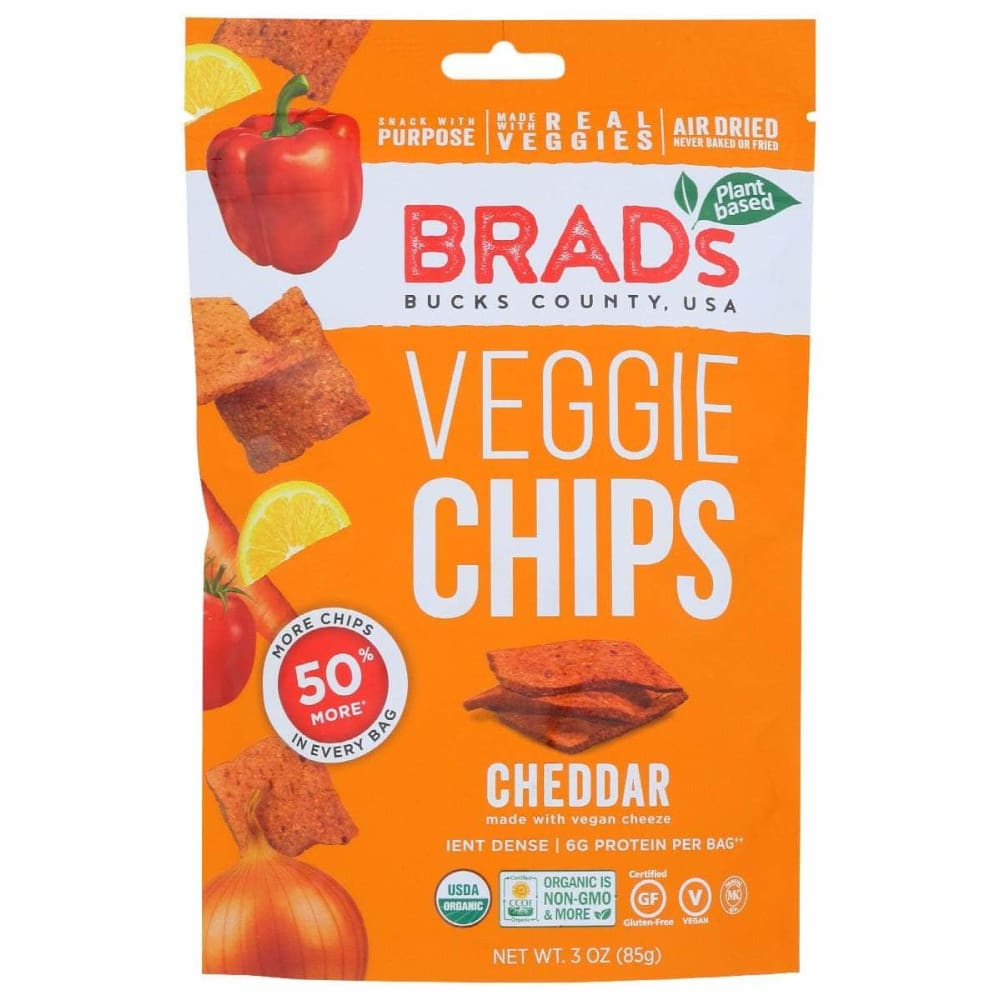 BRADS PLANT BASED BRADS PLANT BASED Chip Cheddar, 3 oz