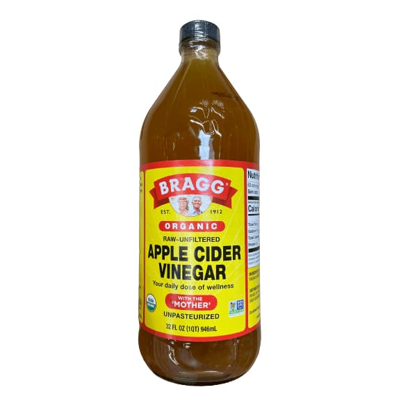 Bragg Apple Cider Vinegar, Raw Unfiltered and Unpasteurized with Mother