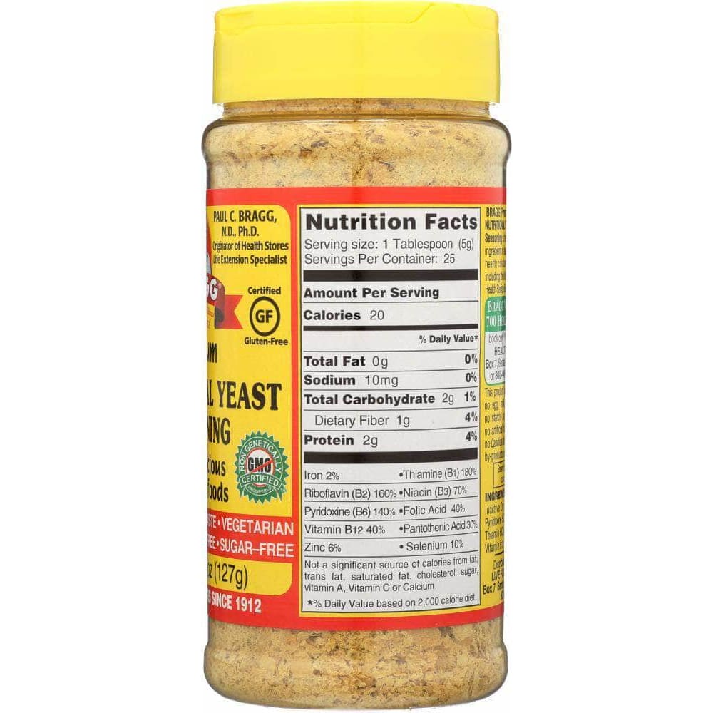 Bragg Bragg Premium Nutritional Yeast Seasoning, 4.5 oz