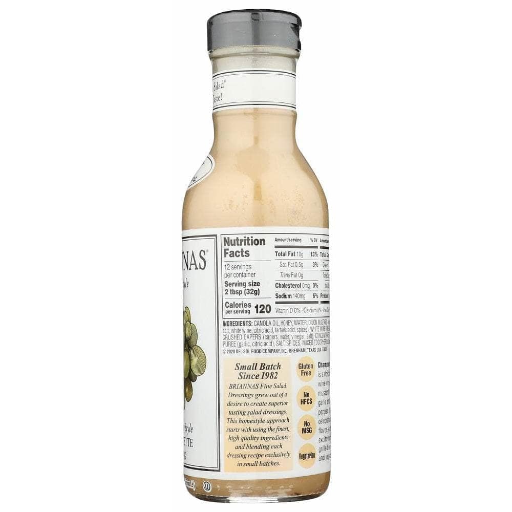 BRIANNAS Brianna'S Champagne Style Vinaigrette Dressing, 12 Oz