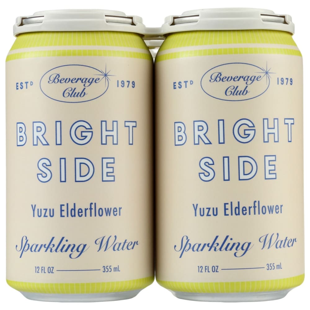BRIGHT SIDE BEVERAGE CLUB: Sprk Wtr Yuzu Eldflwr 6Pk 72 FO (Pack of 3) - Grocery > Beverages > Water > Sparkling Water - BRIGHT SIDE