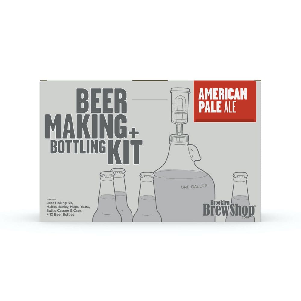 Brooklyn Brew Shop Beer Making + Bottling Kit – American Pale Ale (1 gal.) - Crafting & Activity Sets - Brooklyn
