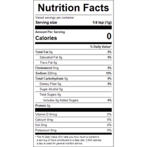 Bulk Foods Inc. Natural Hickory Smoke Salt 5lb - Cooking/Bulk Spices - Bulk Foods Inc.