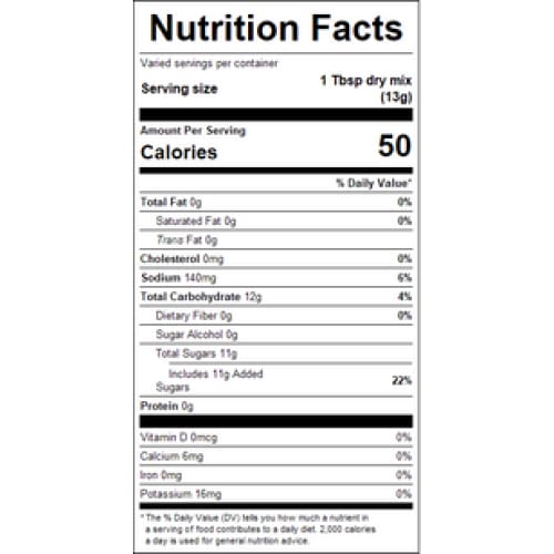 Bulk Foods Inc. Natural Sea Salt and Caramel Dip Mix 5lb - Baking/Mixes - Bulk Foods Inc.