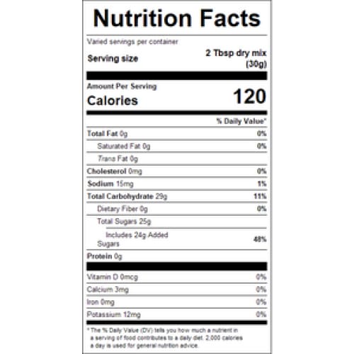 Bulk Foods Inc. Natural Strawberry Dip Mix No MSG Added* 5lb - Baking/Mixes - Bulk Foods Inc.