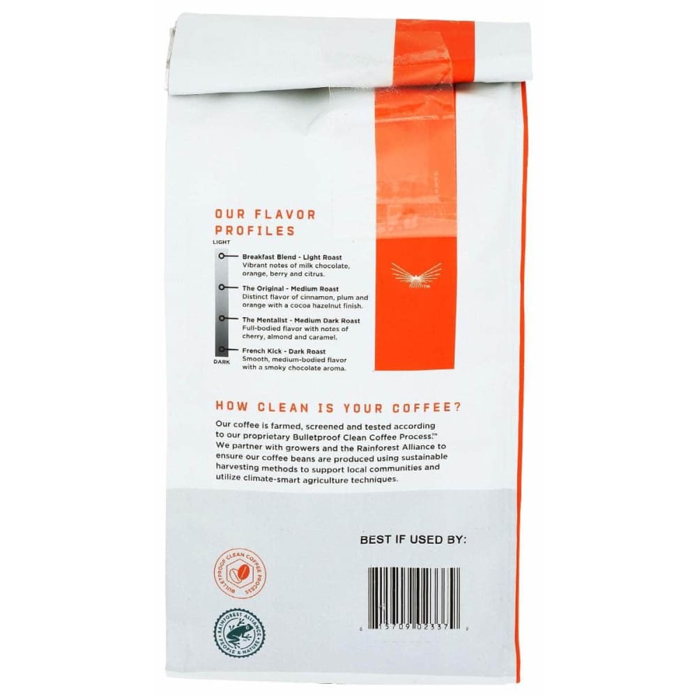 BULLETPROOF Bulletproof Light Roast Whole Bean Coffee, 12 Oz