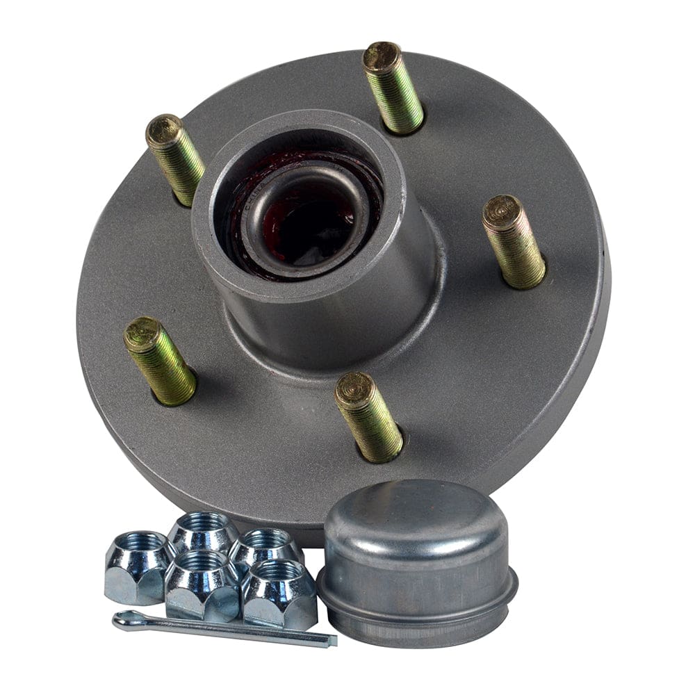 C.E. Smith Trailer Hub Kit - 1-3/ 8 x 1-1/ 16 Tapered - 5 x 4-1/ 2 Galvanized - Trailering | Bearings & Hubs - C.E. Smith