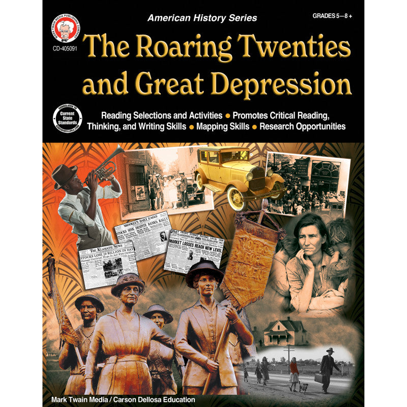 Roaring 20S & The Great Depression (Pack of 6)