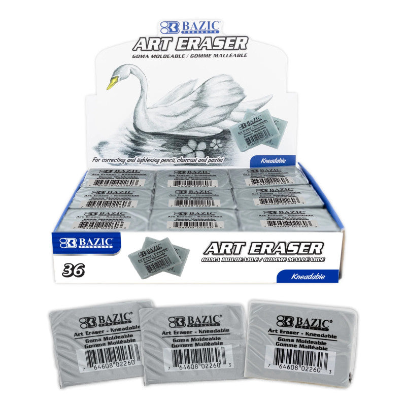 Kneadable Art Eraser Pack Of 36 (Pack of 2)