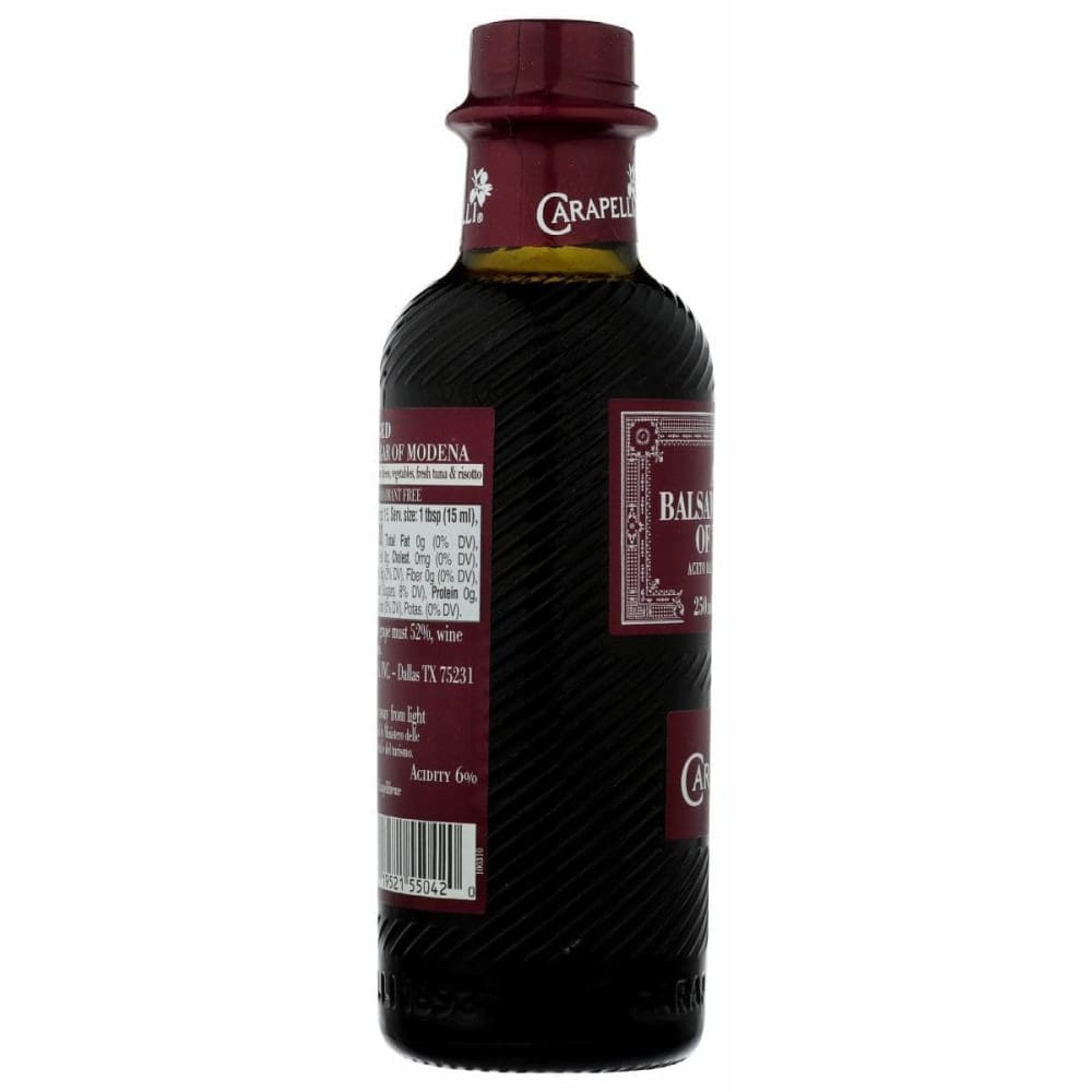 CARAPELLI Grocery > Cooking & Baking > Vinegars CARAPELLI: Balsamic Vngr Aged Modena, 250 ml