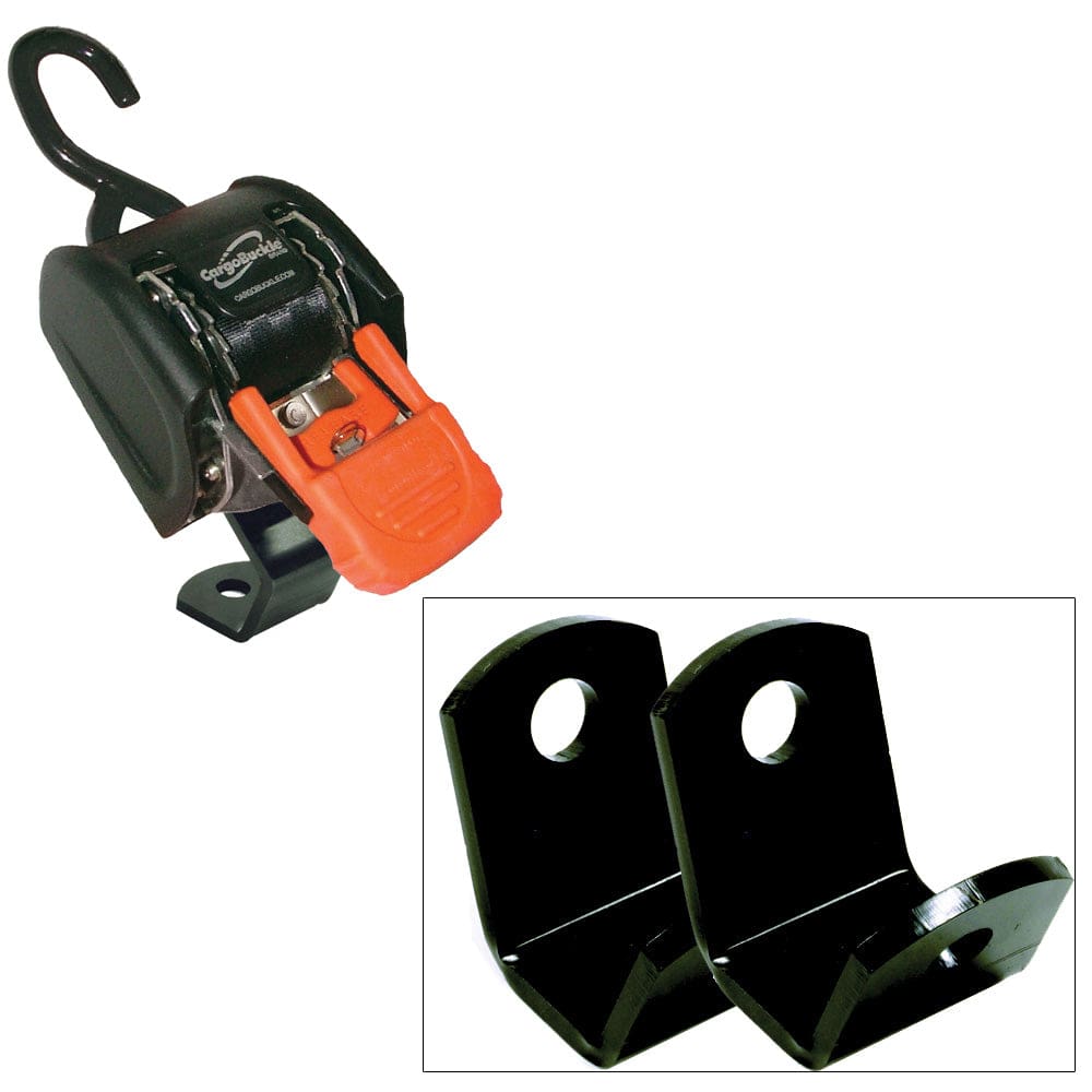 CargoBuckle Floor Mounting Bracket - Pair - Trailering | Tie-Downs - CargoBuckle