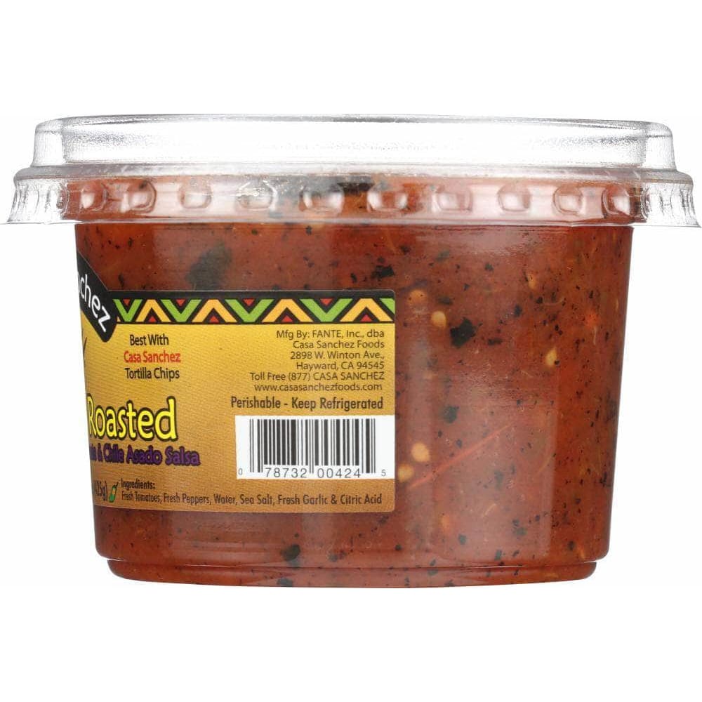 Casa Sanchez Foods Casa Sanchez Foods Medium Fresh Roasted Salsa, 15 oz